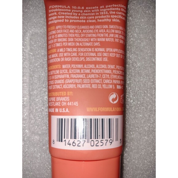 Formula Get Your Glow On Skin Brightening Peel Mask Papaya Citrus Skincare Face - Picture 10 of 13